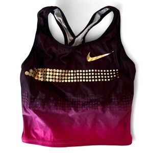 Nike Pro Elite racing crop top singlet